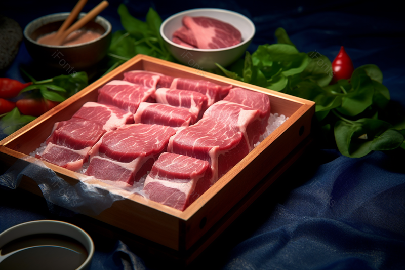 潮汕火锅配菜肥牛卷羊肉卷实拍摄影图,高清,摄影图,摄影图片,图片大全,摄影图免费下载